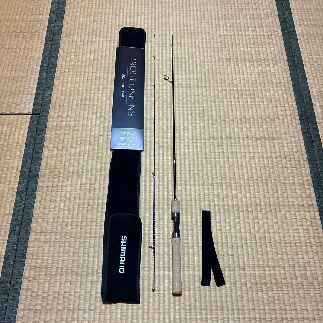シマノ TROUT ONE NS S60UL トラウトロッド 渓流 エリア