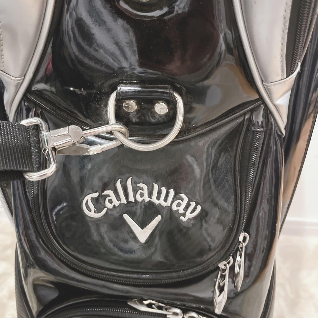 K052 Callaway キャロウェイ キャディバッグ エナメル フード無し
