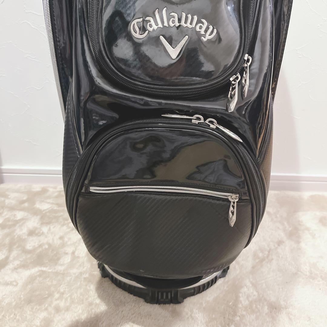 K052 Callaway キャロウェイ キャディバッグ エナメル フード無し