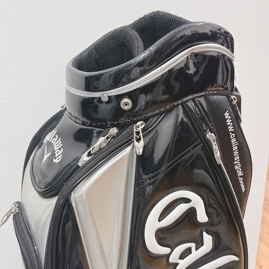 K052 Callaway キャロウェイ キャディバッグ エナメル フード無し