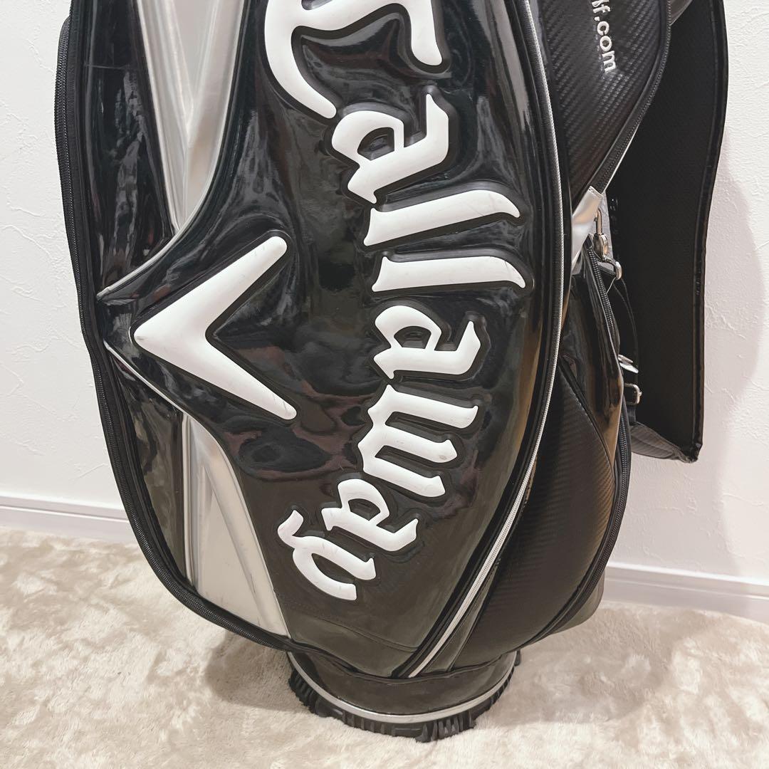 K052 Callaway キャロウェイ キャディバッグ エナメル フード無し