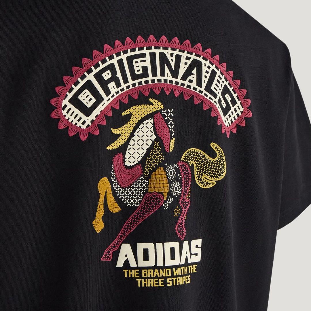 新品L Adidas FW25 CNY 馬年限定 半袖Tシャツ KT0714