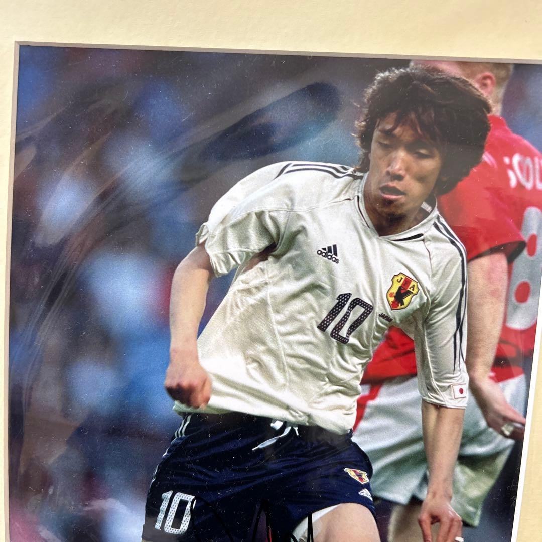中村 俊輔 日本代表 直筆サイン入りフォト マット付き マリノス セルティック