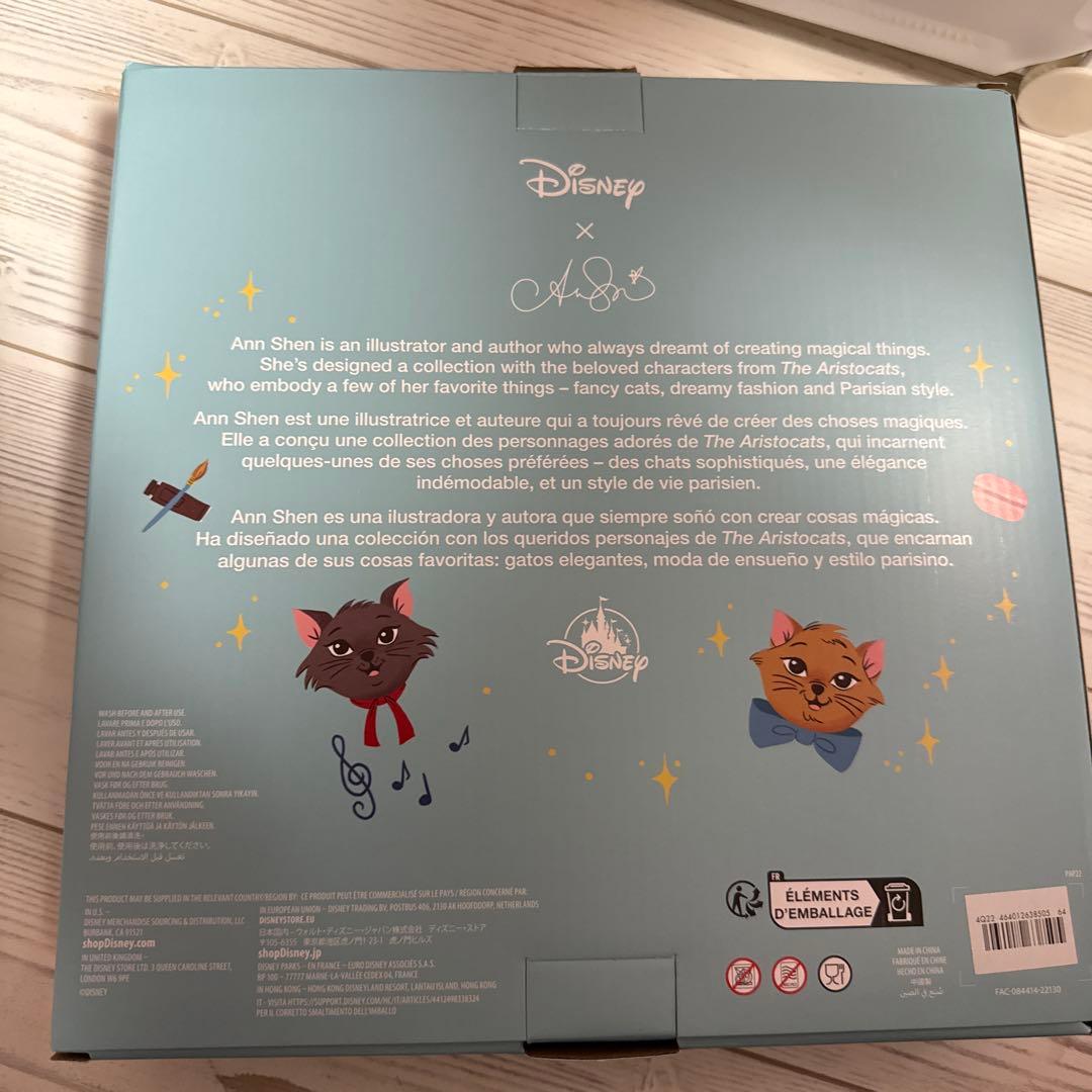 ディズニー　アフタヌーンティー　マリー　プレート