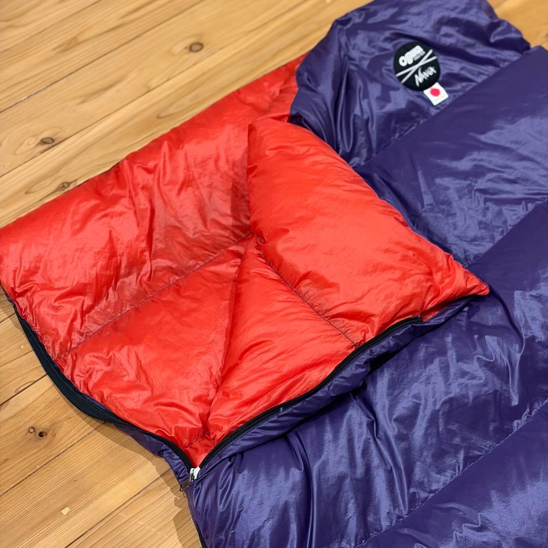 蜘*い様 美品 NANGA Ogawa別注 封筒型シュラフ400STD