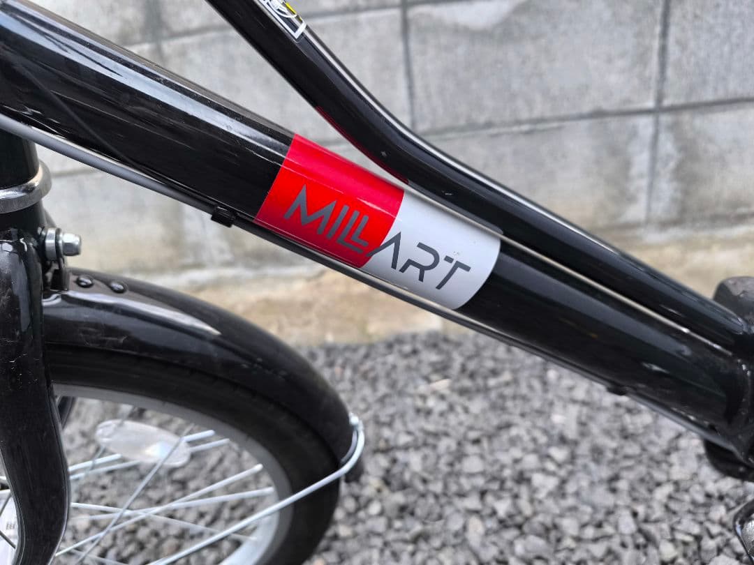 MILLART 折りたたみ自転車 ブラック