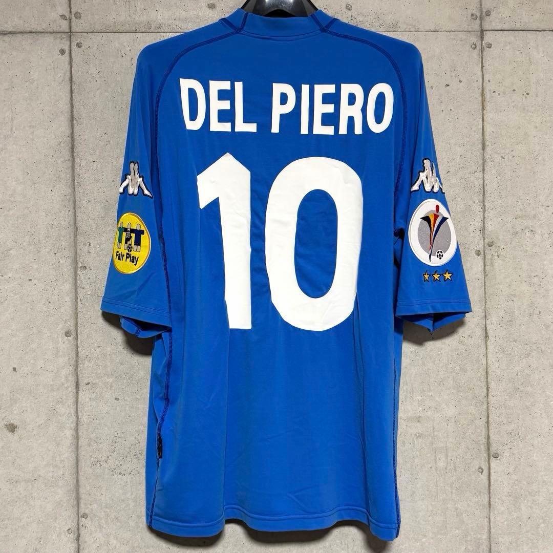【美品！】EURO2000 イタリア代表 ♯10 デルピエロ【XLサイズ】ホーム