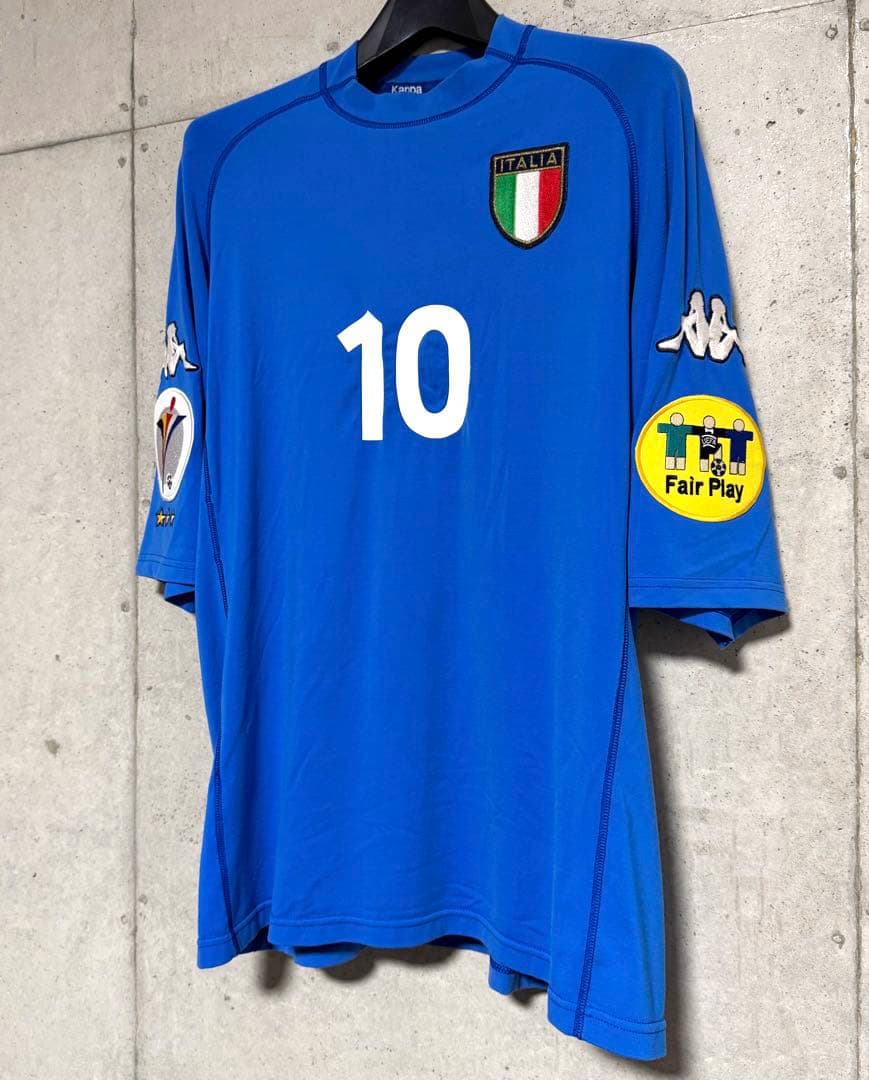 【美品！】EURO2000 イタリア代表 ♯10 デルピエロ【XLサイズ】ホーム