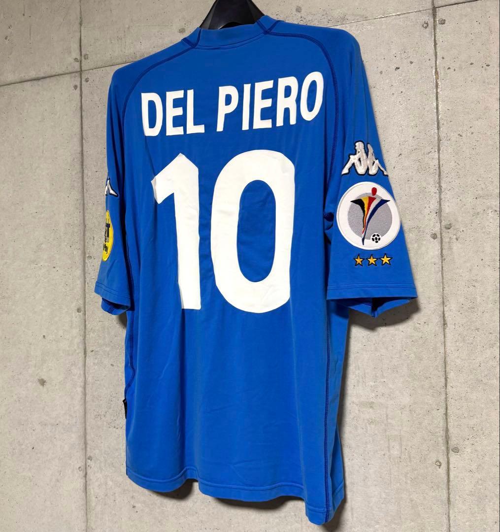 【美品！】EURO2000 イタリア代表 ♯10 デルピエロ【XLサイズ】ホーム