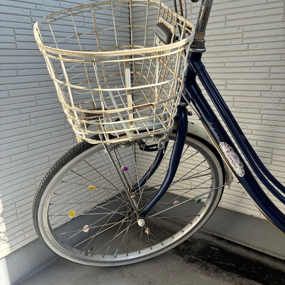 【山口県】ブリヂストン 女の子 自転車 リコリーナ24インチ ブルー