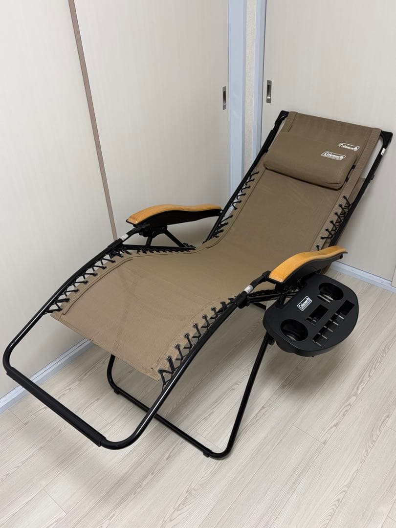 Coleman 日よけ付きアウトドアチェア