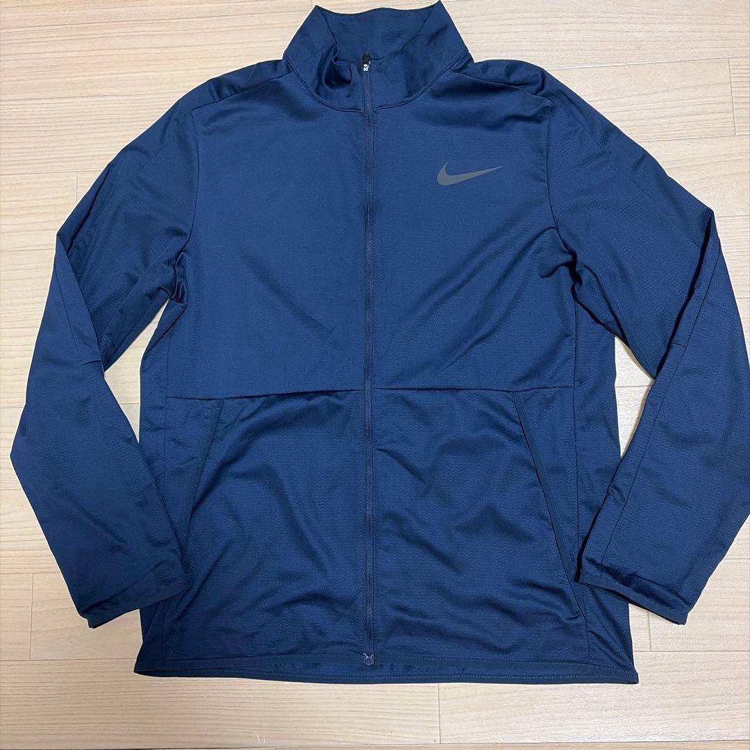 ほぼ未使用 ナイキ DRY-FIT ジャージ 上下 セットアップ L ネイビー