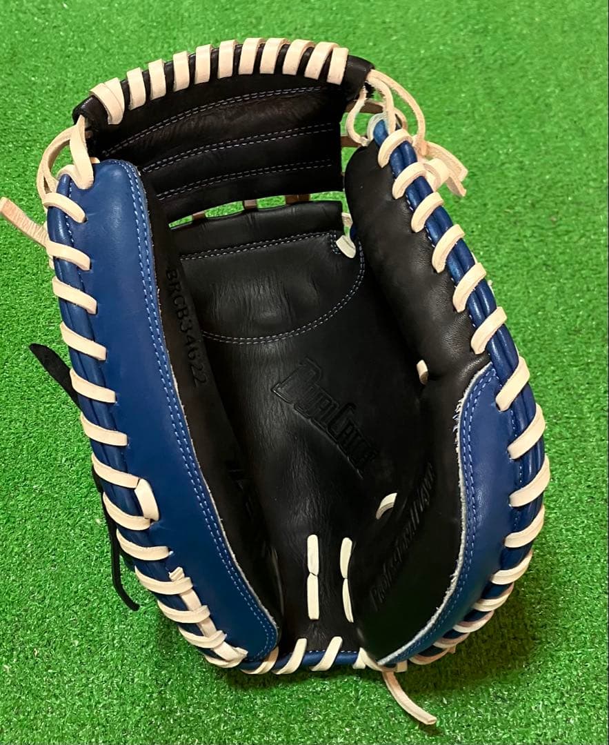 一般軟式野球用 キャッチャーミット ZETT ゼット 青 黒 捕手 大人用 右投