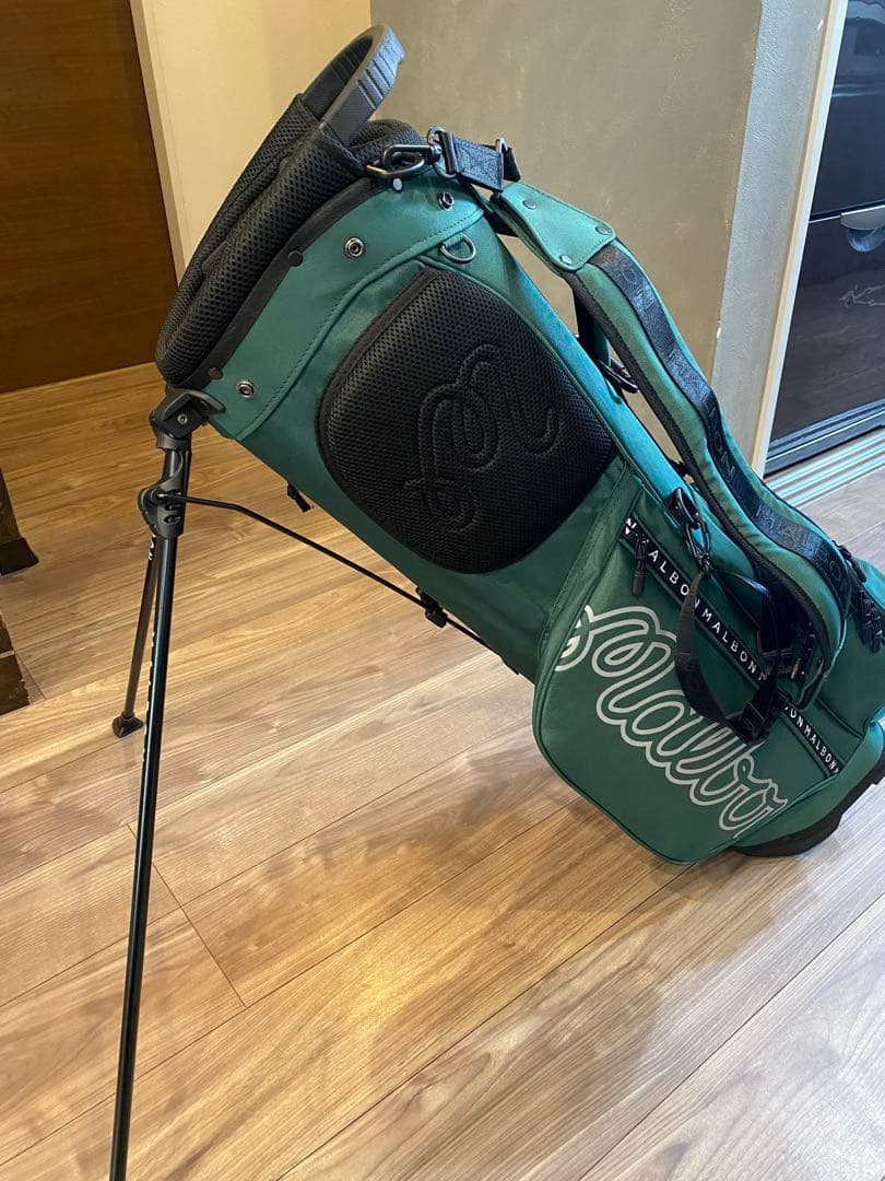 美品マルボンゴルフ　Malbongolf キャディバッグ グリーン