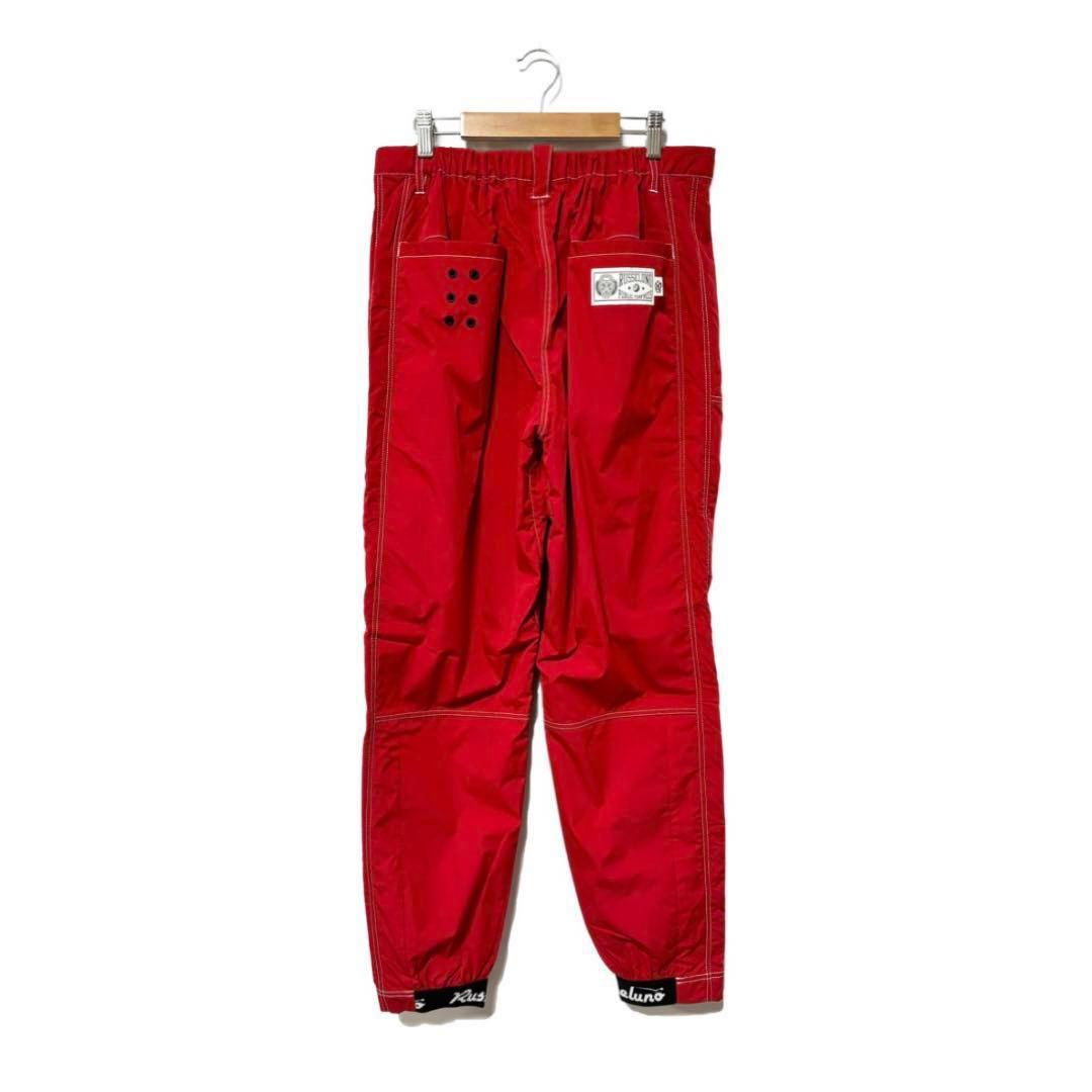 新品 ラッセルノ ゴルフ ウィンド ストップ ロング パンツ レッド L 5