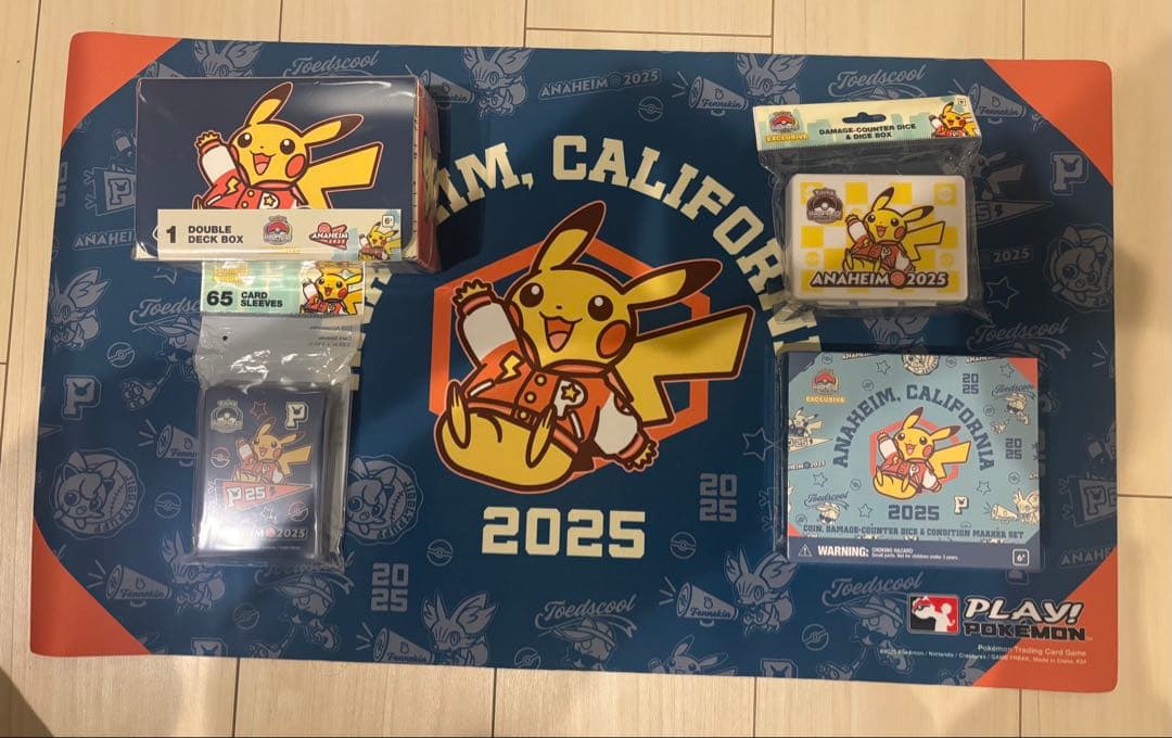 wcs2025アナハイム　サプライセット青　未使用