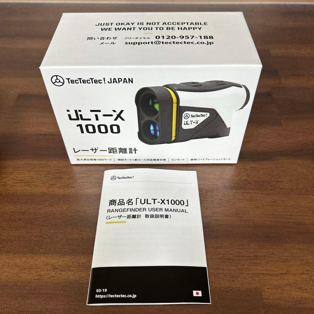【値下げ！】TecTecTec! ULT-X1000 ゴルフ用レーザー距離計