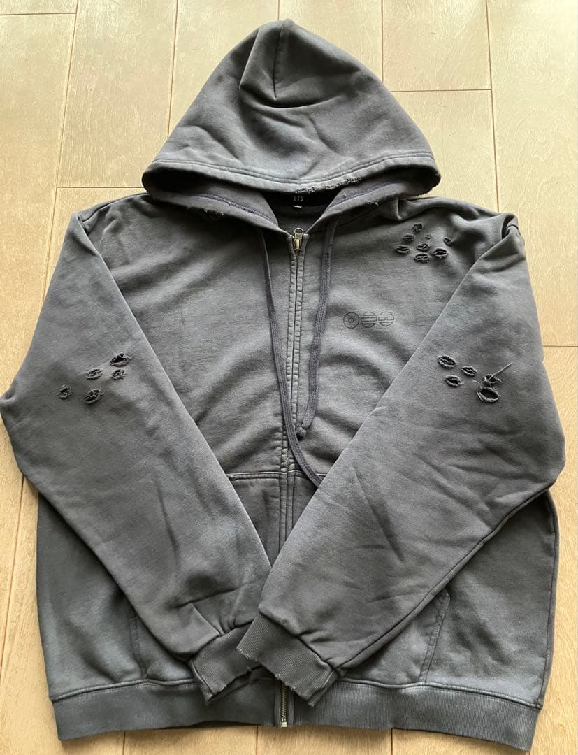 アイドル BTS ARIRANG ZIP-UP HOODIE (CHARCOAL) L