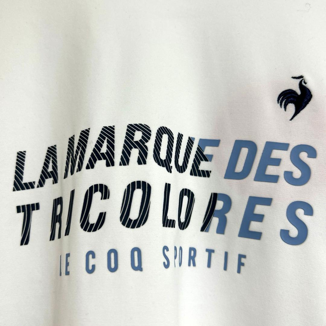 ☆【新品タグ付き】LE COQ SPORTIF 長袖モックネックシャツ　白　春