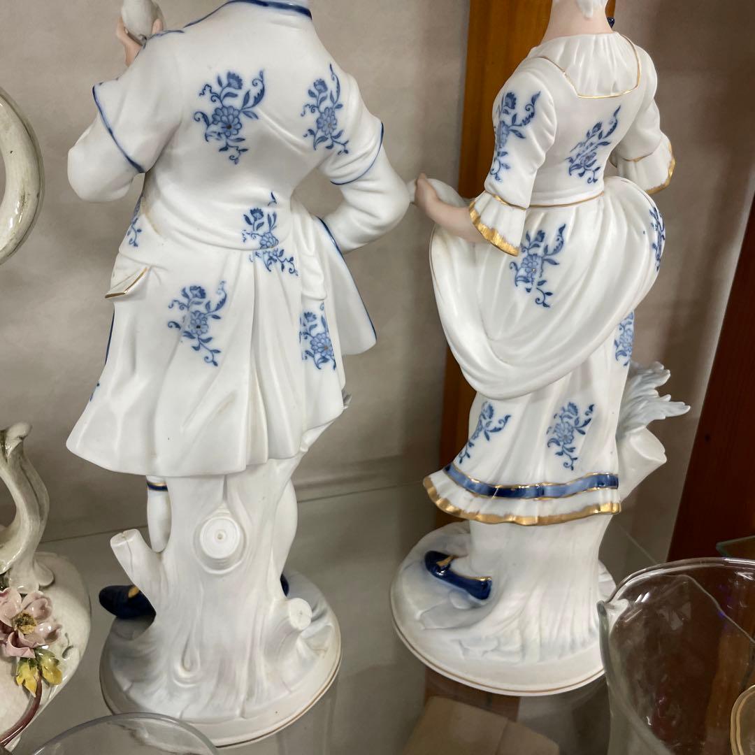 インテリア　陶製　人形　洋風