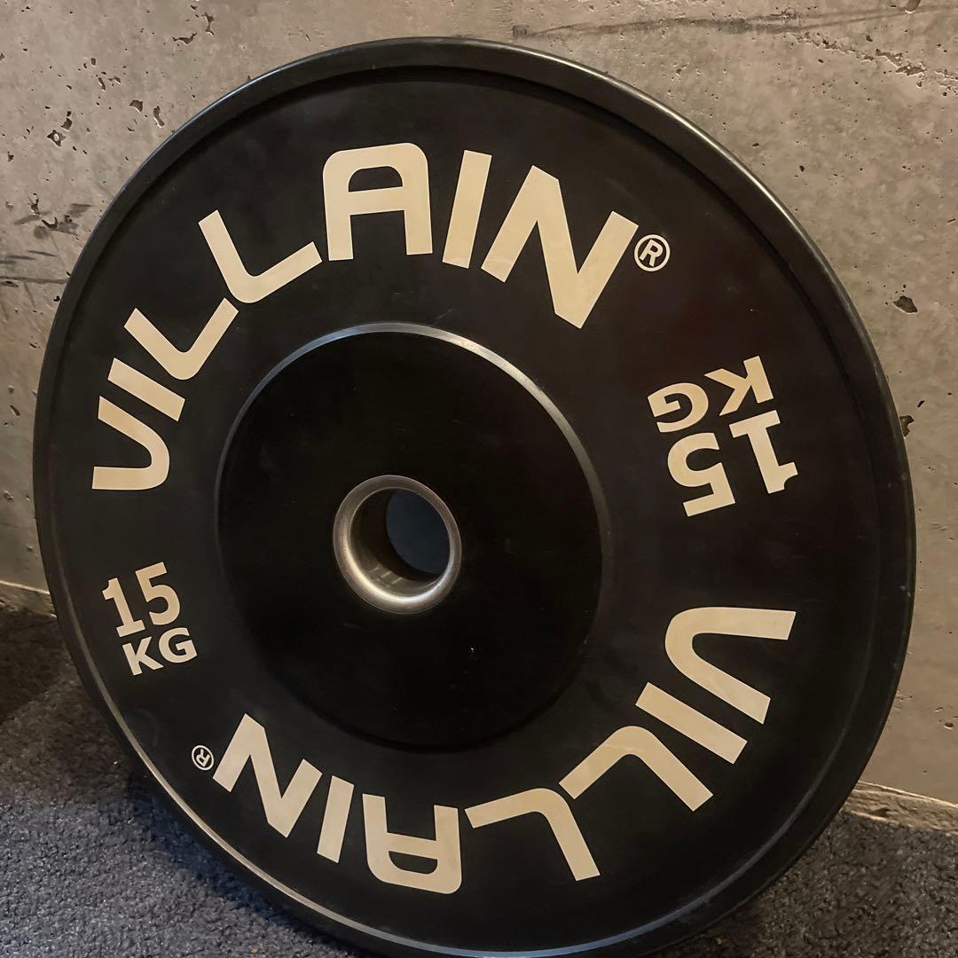 ②VILLAIN コンペティションバンパープレート 15kg