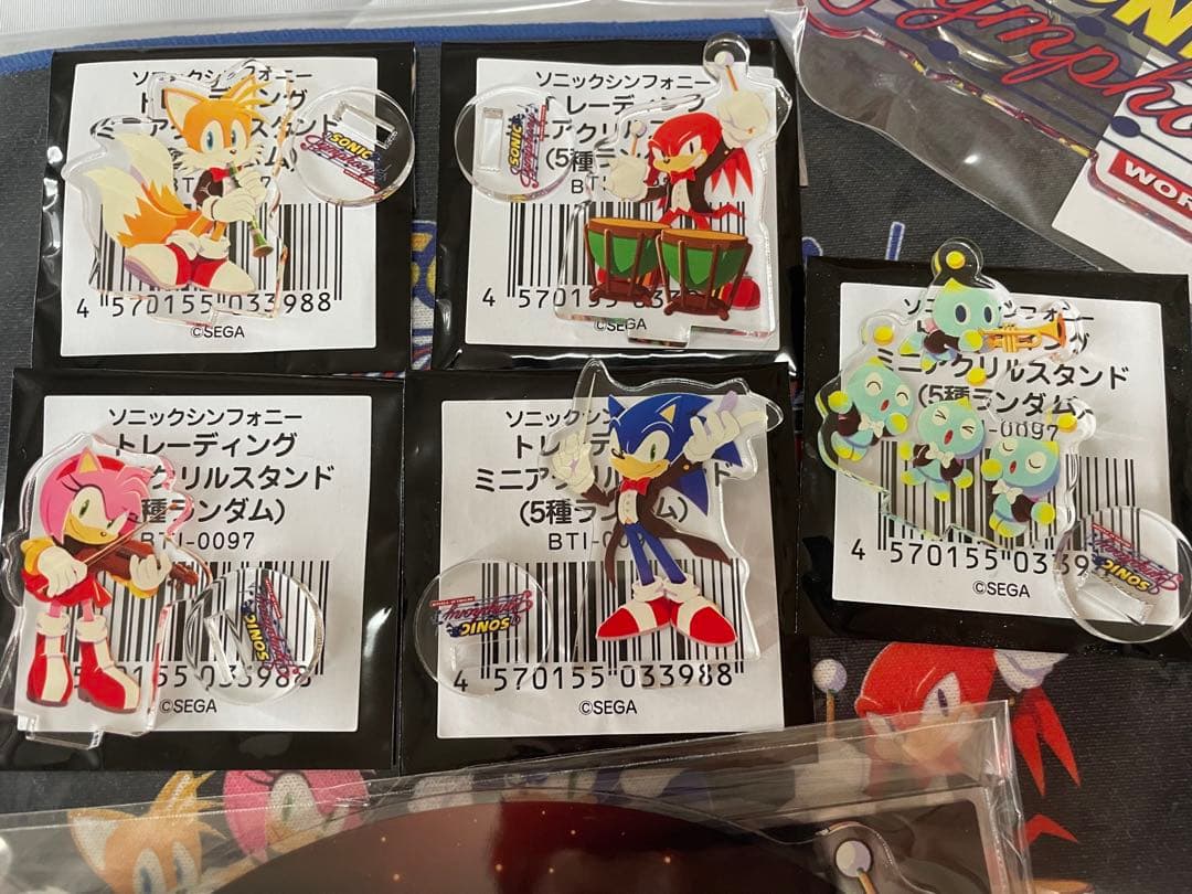 ソニックザヘッジホッグ　ソニックシンフォニーランダムアクリルスタンド　全種