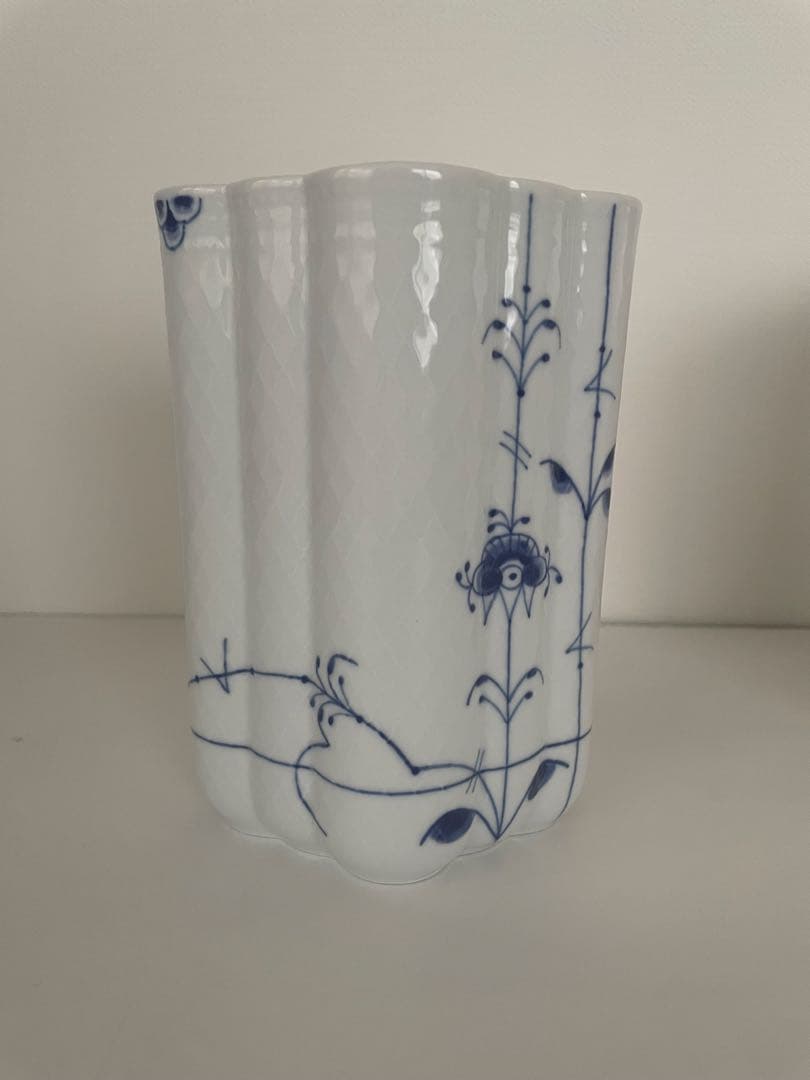 ロイヤルコペンハーゲン　ブルーパルメッテ　フラワーベース(花瓶)箱付き