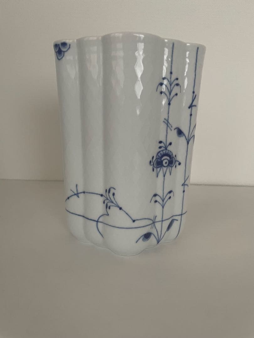 ロイヤルコペンハーゲン　ブルーパルメッテ　フラワーベース(花瓶)箱付き