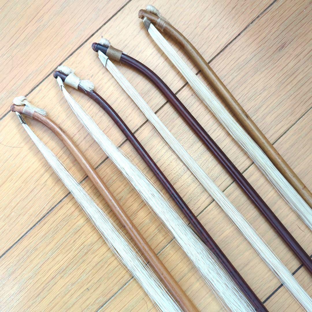 ぺーすけさん 中古 北京弓4本セットと新品北京弓３本セット