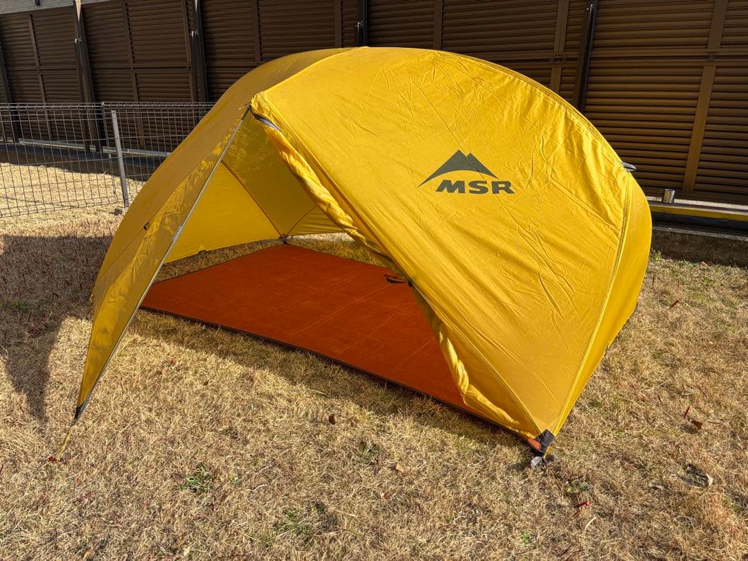 MSR HUBBA HUBBA ハバハバ　2人用　テント　グランドシート付き