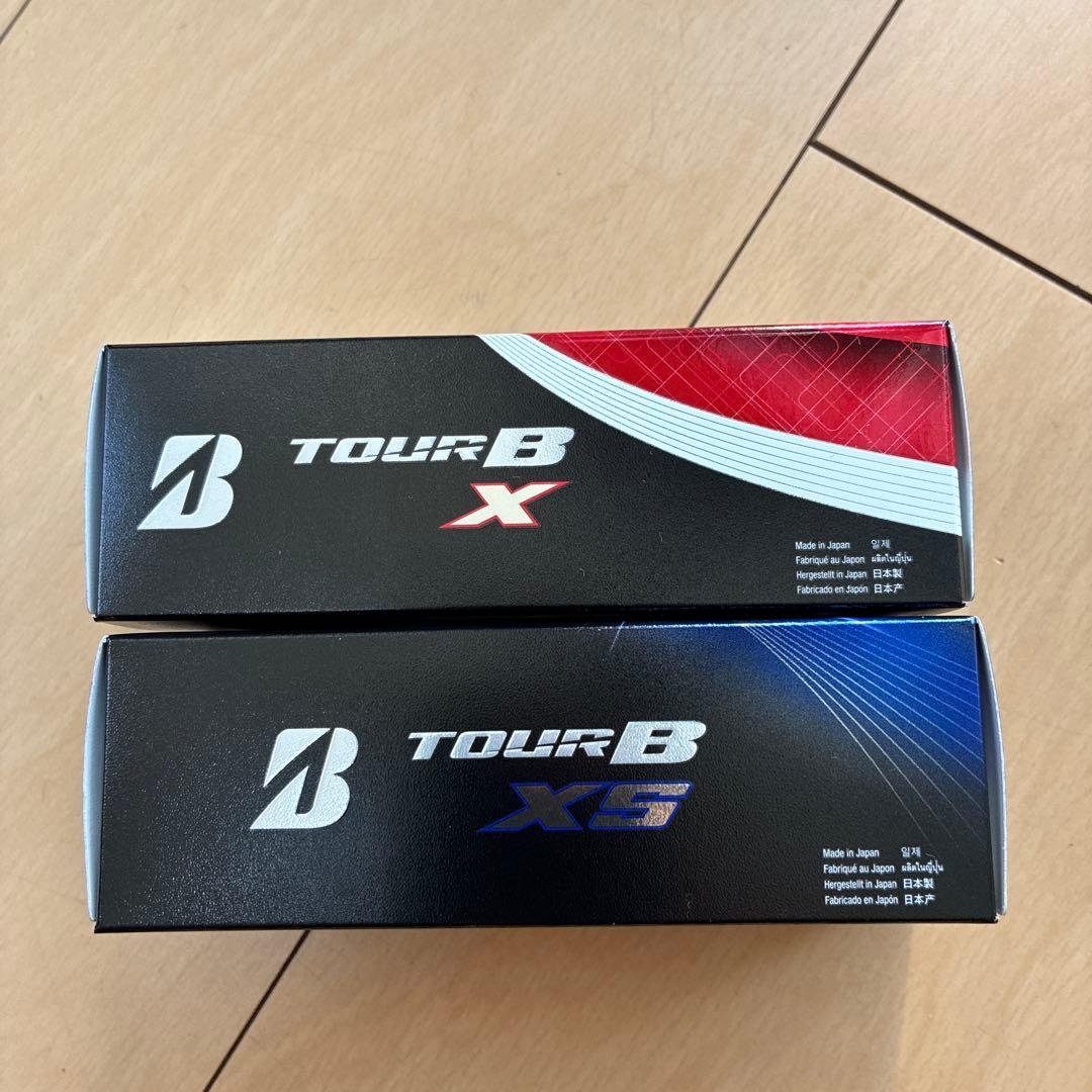 ゴルフボール ブリヂストン TOUR B X12個 & X S３個セット