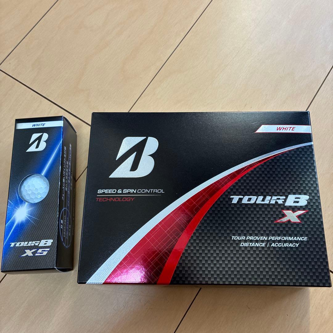 ゴルフボール ブリヂストン TOUR B X12個 & X S３個セット