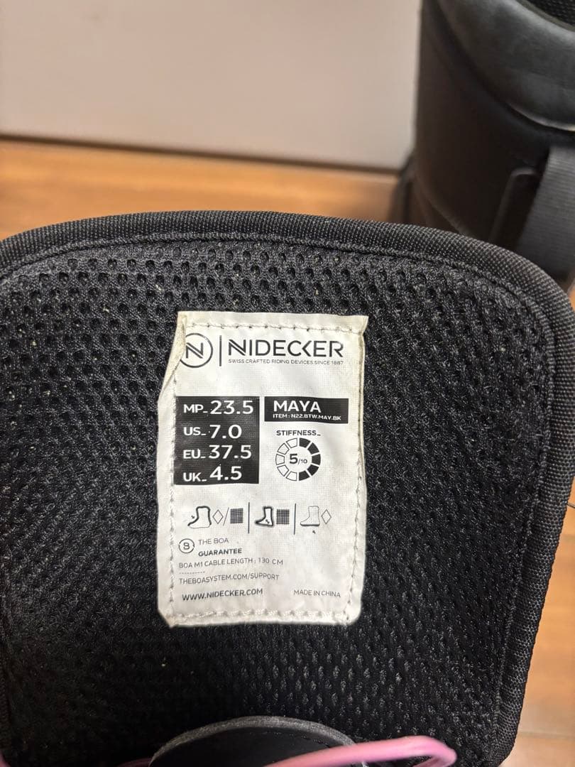 NIDECKER MAYA スノーボードブーツ ブラック