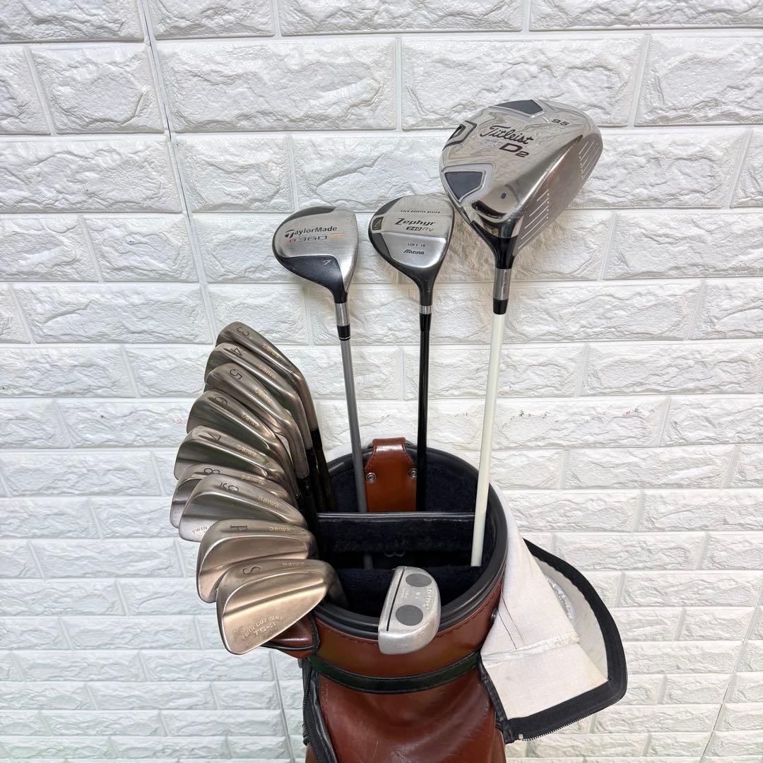 ゴルフセット　すぐ使える　Daiwa タイトリスト　飛距離抜群　メンズ　右打ち