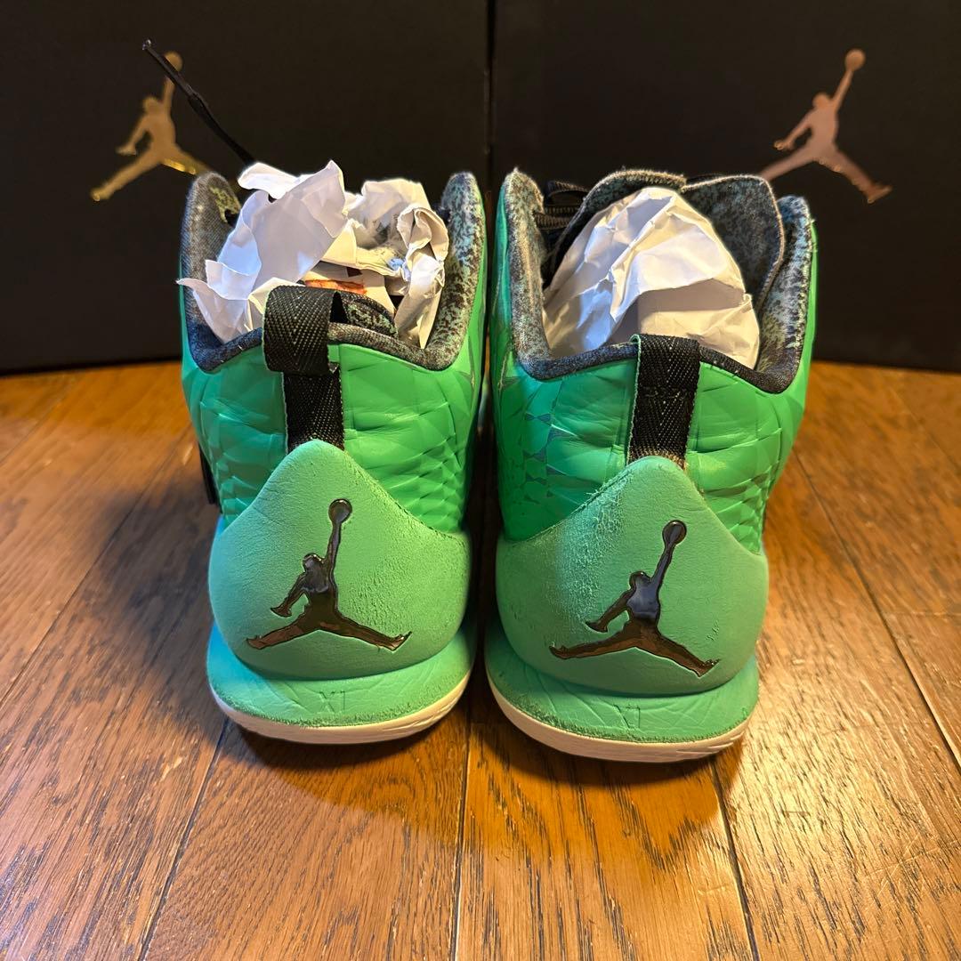 Jordan バスケットボールシューズ 黒/緑