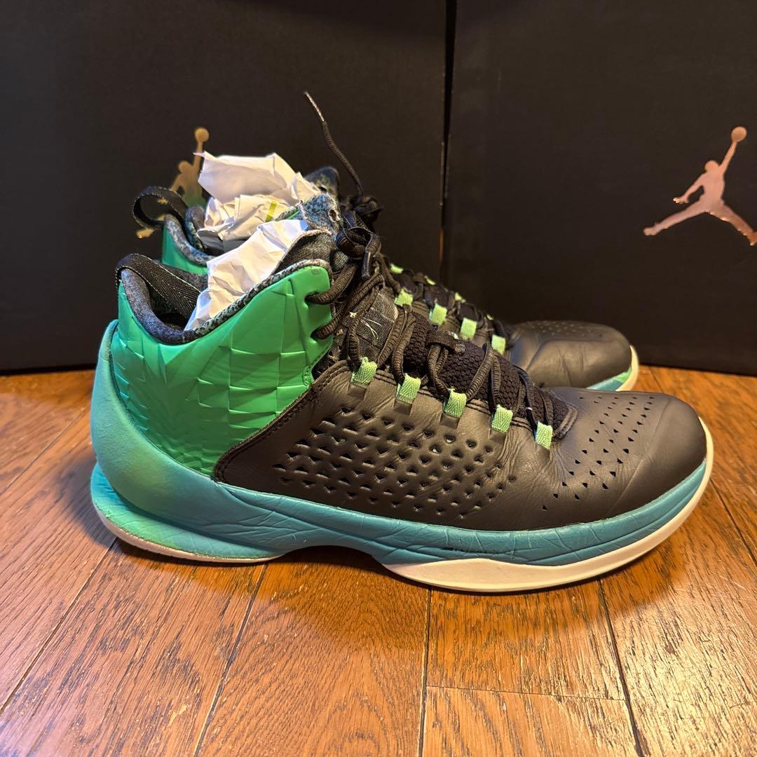 Jordan バスケットボールシューズ 黒/緑