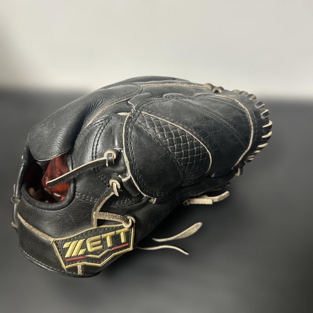ZETT 黒 投手用硬式グローブ