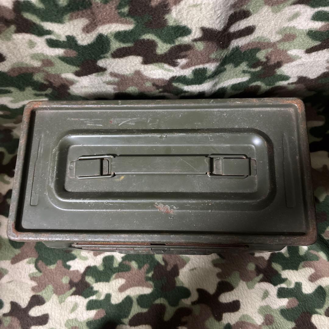 フランス軍　60s 70s CAL.50 AMMO BOX 弾薬箱　送料無料