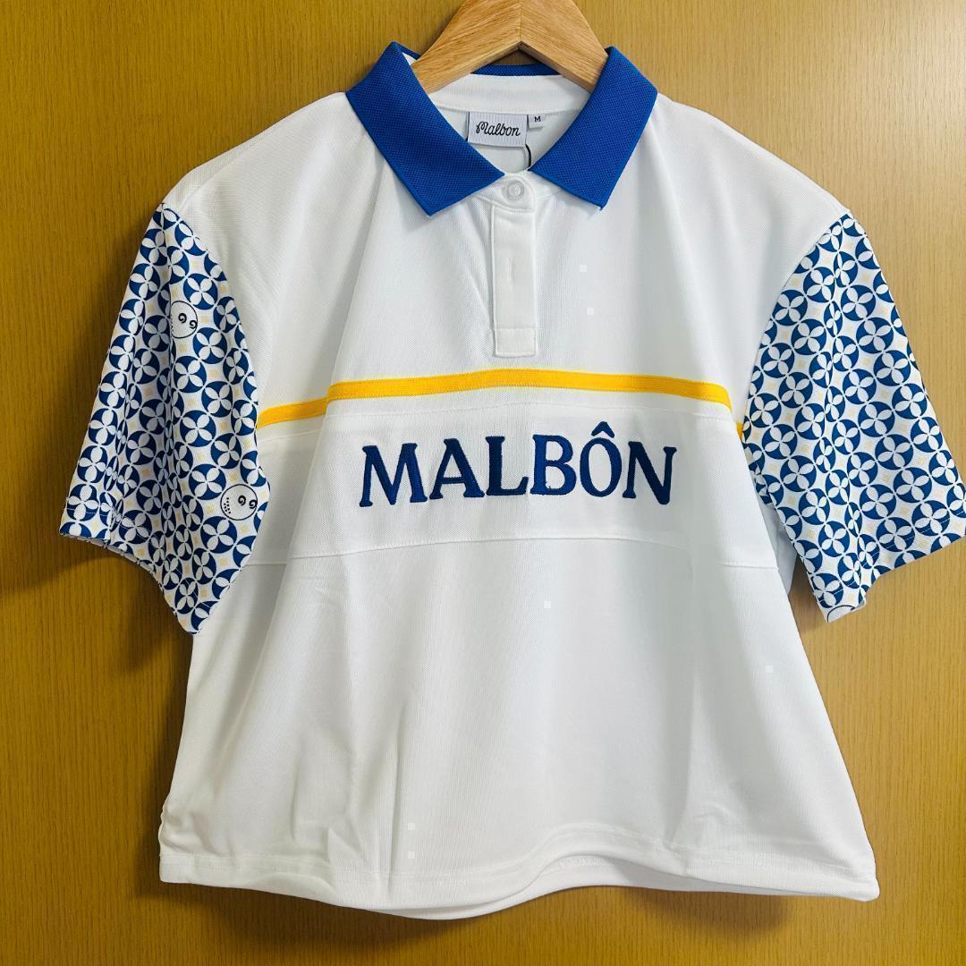 マルボンゴルフ 半袖 ポロシャツ Malbon Golf Tシャツ レディースL