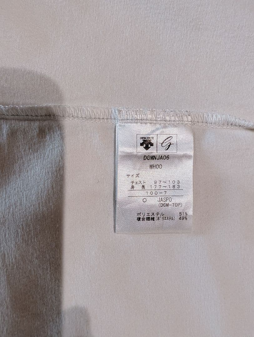 黒白ポロシャツ メンズ ゴルフウエア DESCENTE GOLF