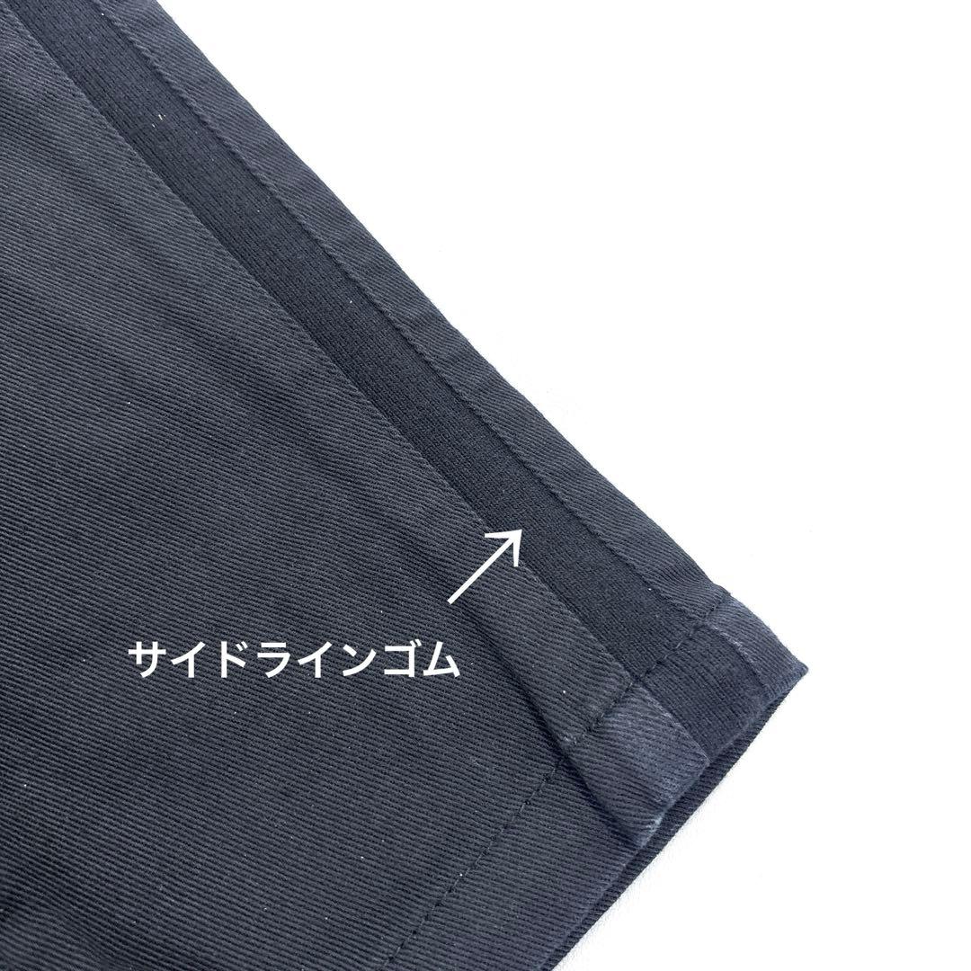 パーリーゲイツ　0/S ロングパンツ　ブラック　サイドラインゴム　通年