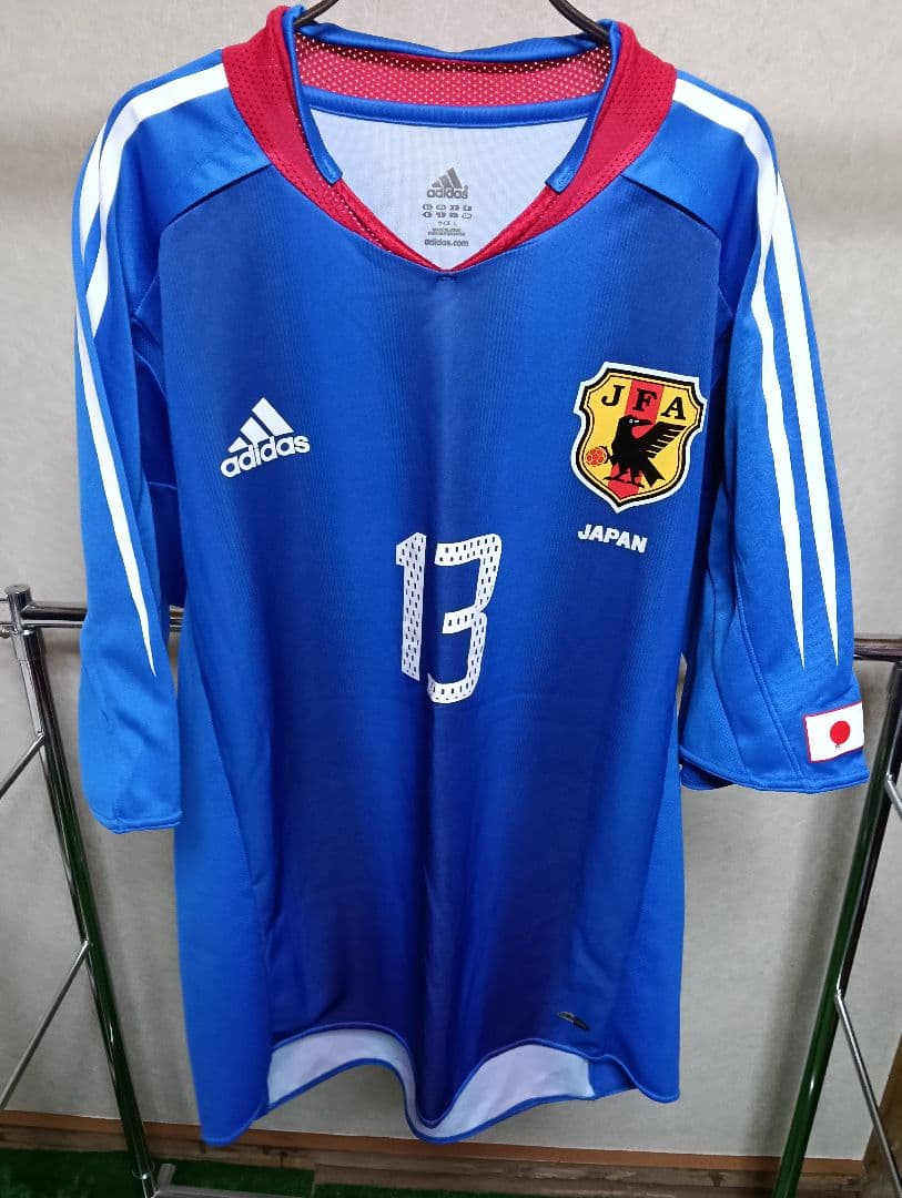 【超希少・一点物】2004 U-23日本代表 鈴木啓太 #13 ユニフォーム／L