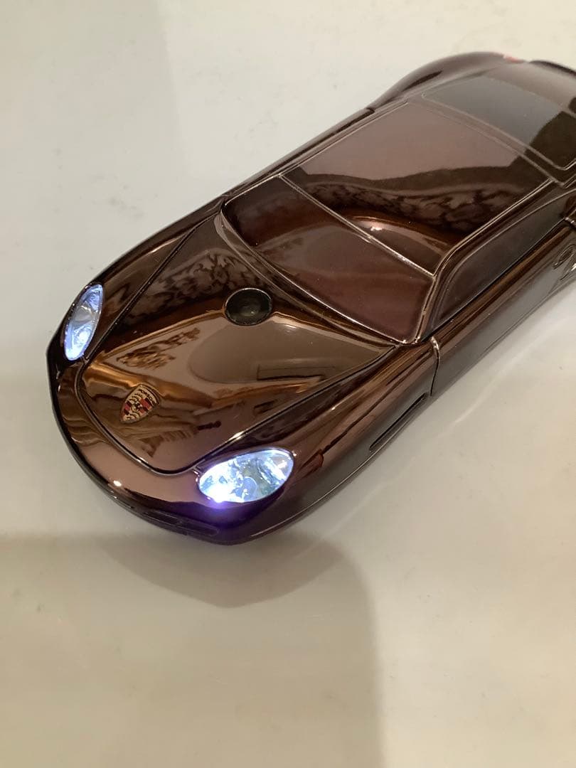ポルシェ ブラウン CaymanSタイプ　ミニカー