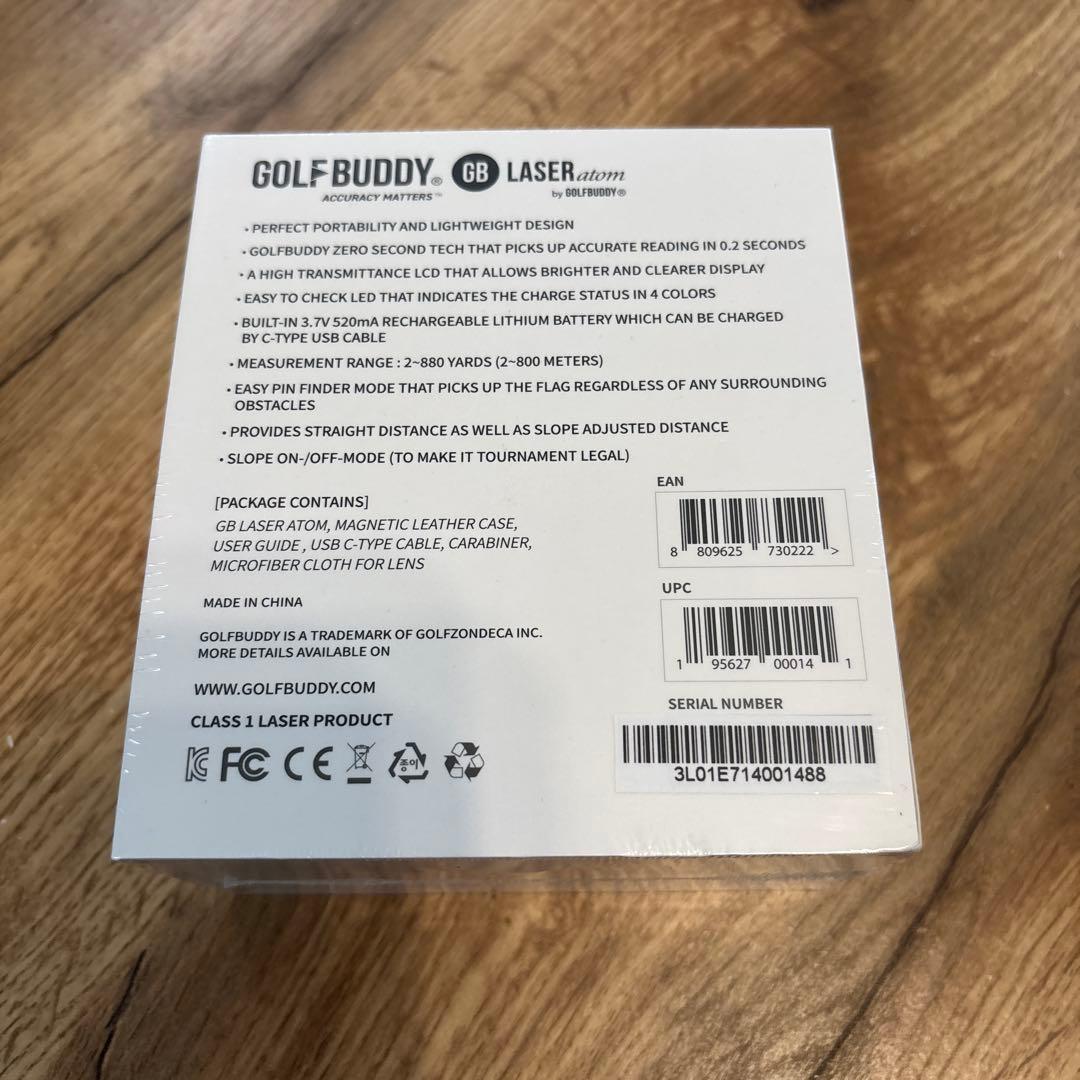 【新品】GOLF BUDDY GB LASERatom ゴルフ用距離計