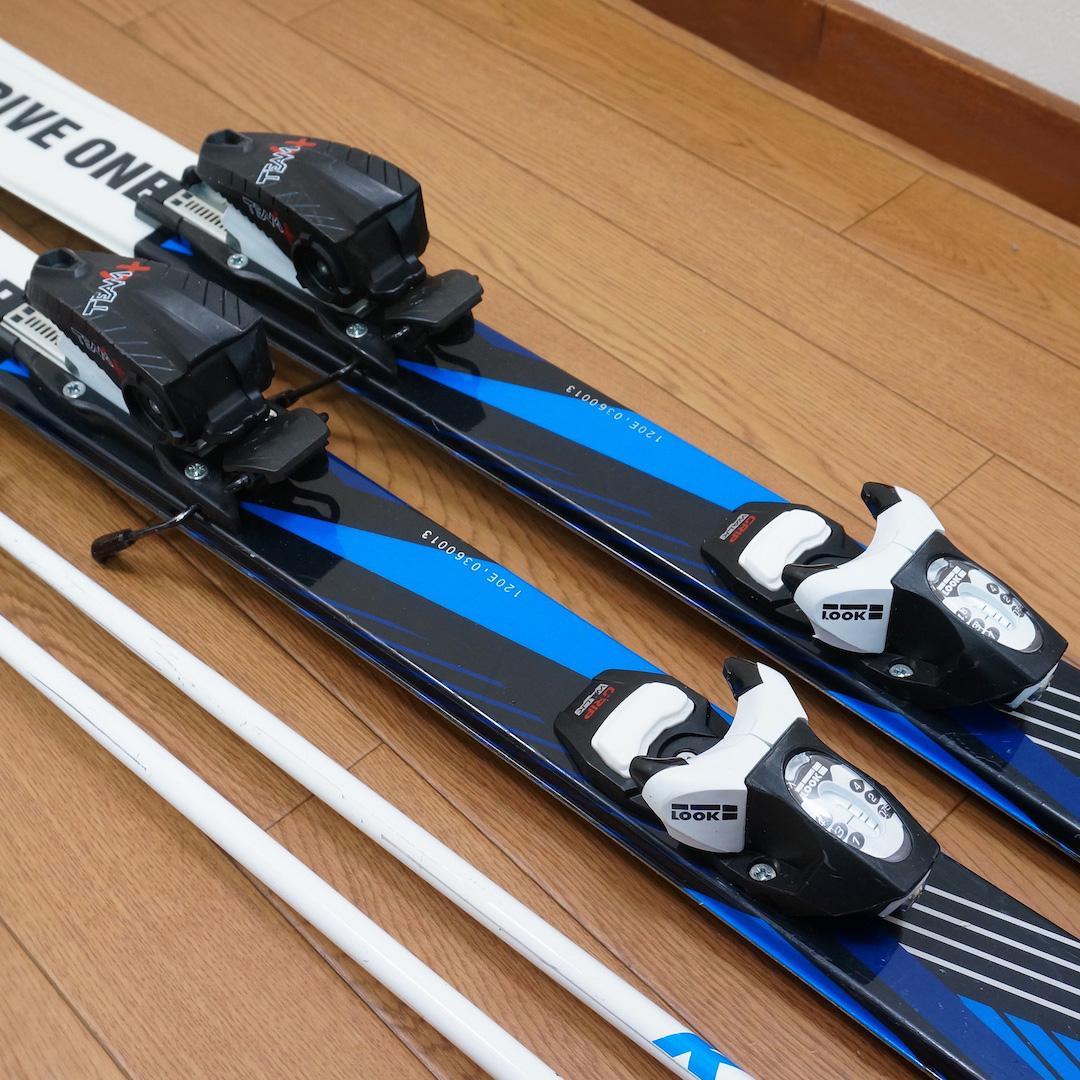メンテ済 120cm 靴21cm SWALLOW スキーセット