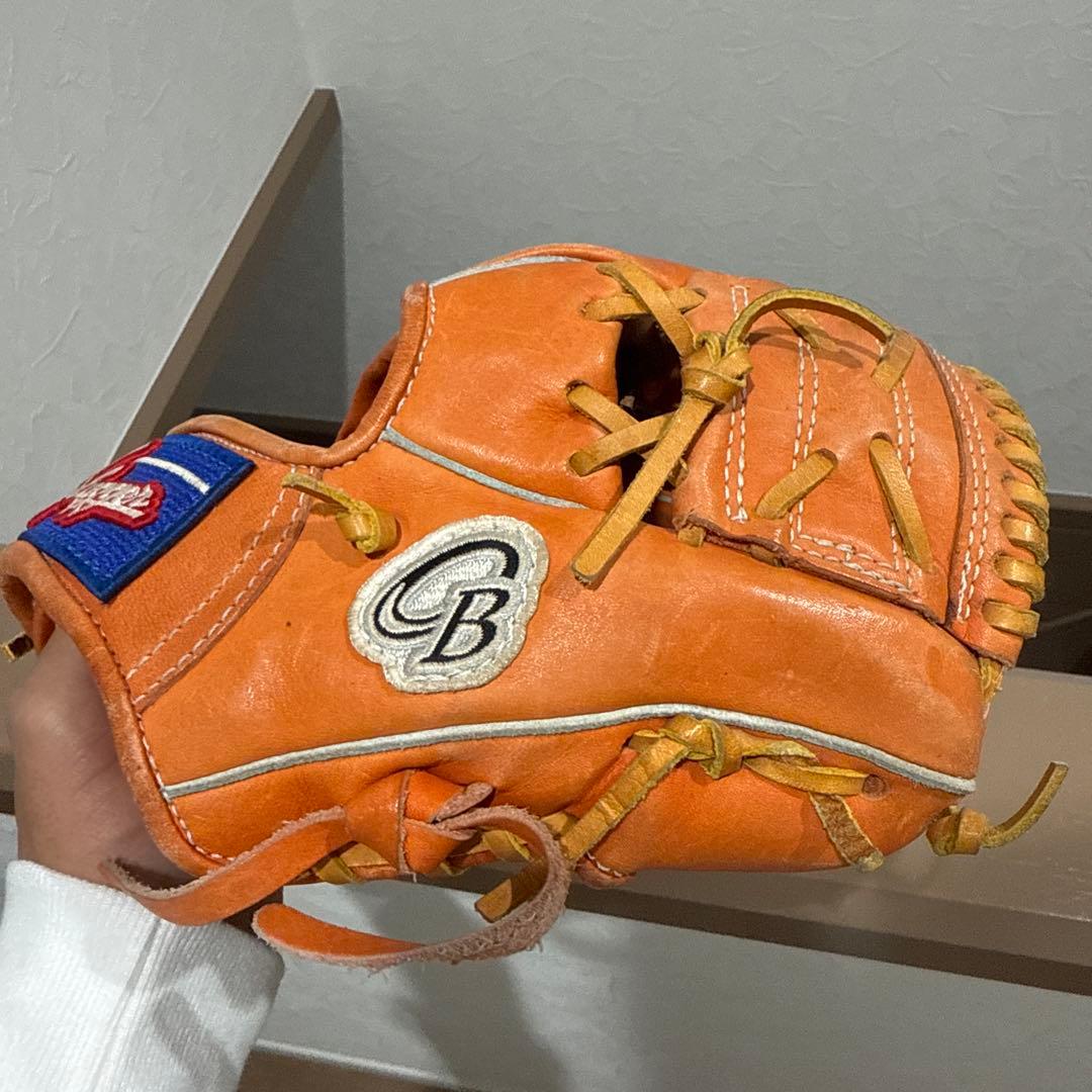 Slugger KSG-PRO 硬式グローブ オレンジ