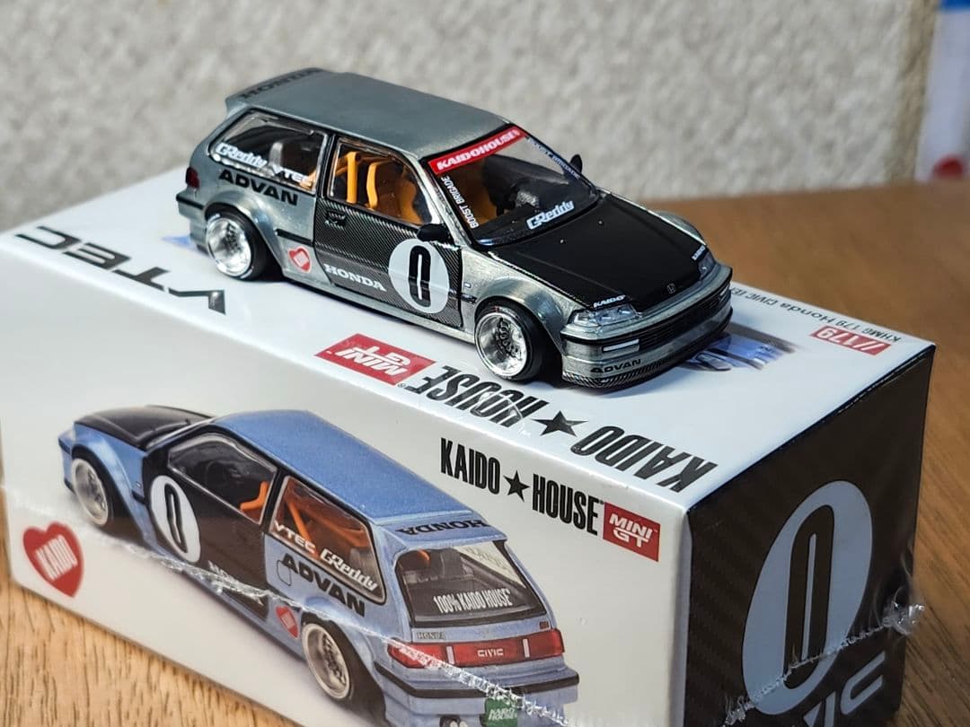 6*t様 街道ハウス　MINIGT チェイス品！EF CIVIC