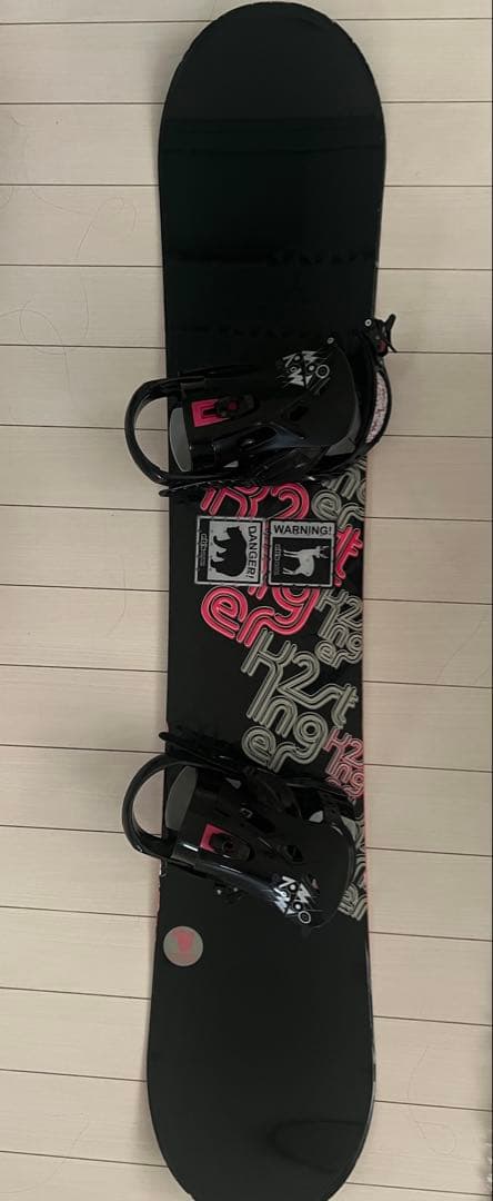 2点セット スノボ　板　K2 ビンディング　morrow 初心者