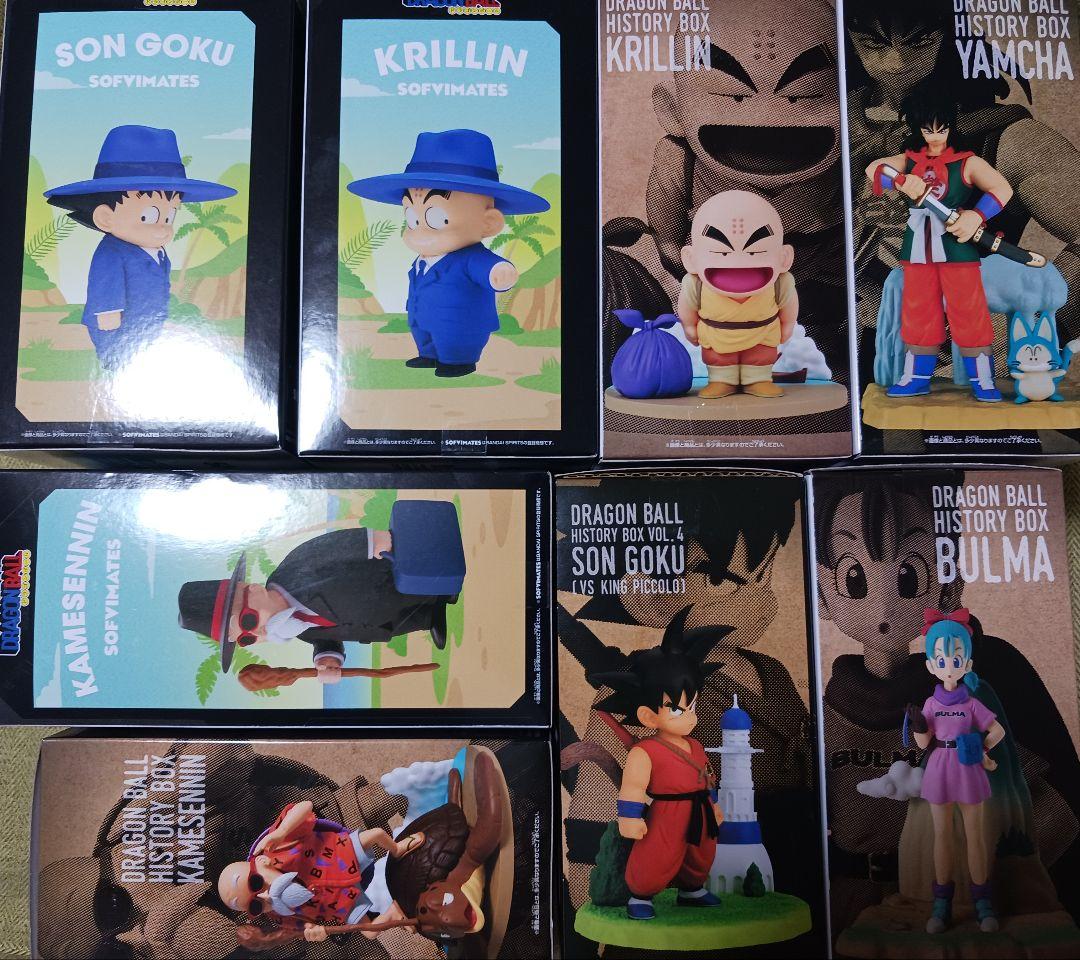 8体　ドラゴンボール　フィギュア　history box　SOFVIMATES