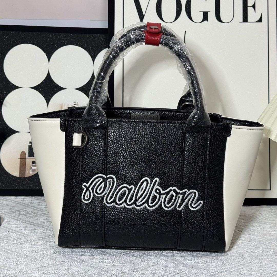 Malbon トランプデザイン バッグ　ゴルフバッグ2WAY ショルダー付